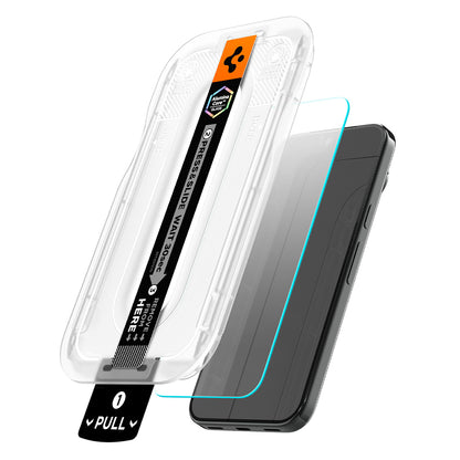 Film de protection d'écran Spigen GlastR EZ FIT Pro pour Google Pixel 11 Pro / 11, Verre Trempé, Collage Complet, Set de 2 pièces AGL11480
