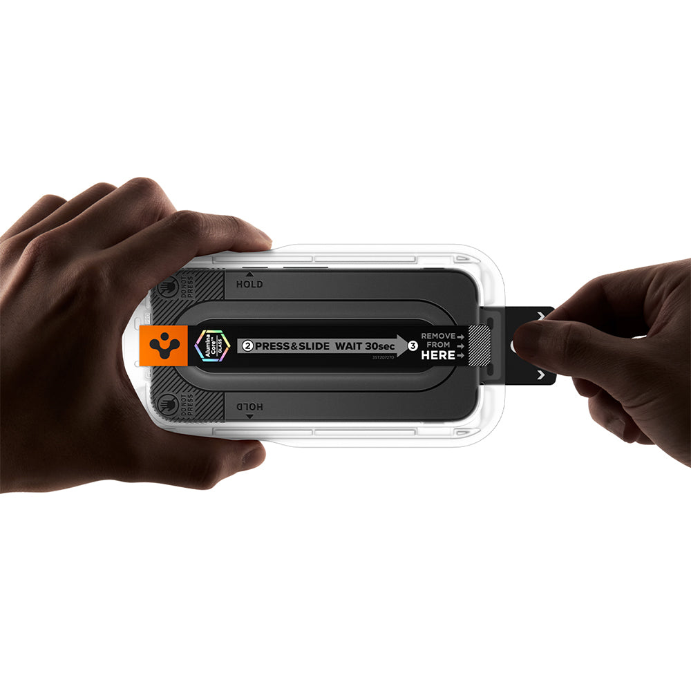 Spigen GlastR EZ FIT Pro Screen Protector for Google Pixel 11 Pro XL, Tempered Glass, Full Glue, Set of 2 pieces AGL11485