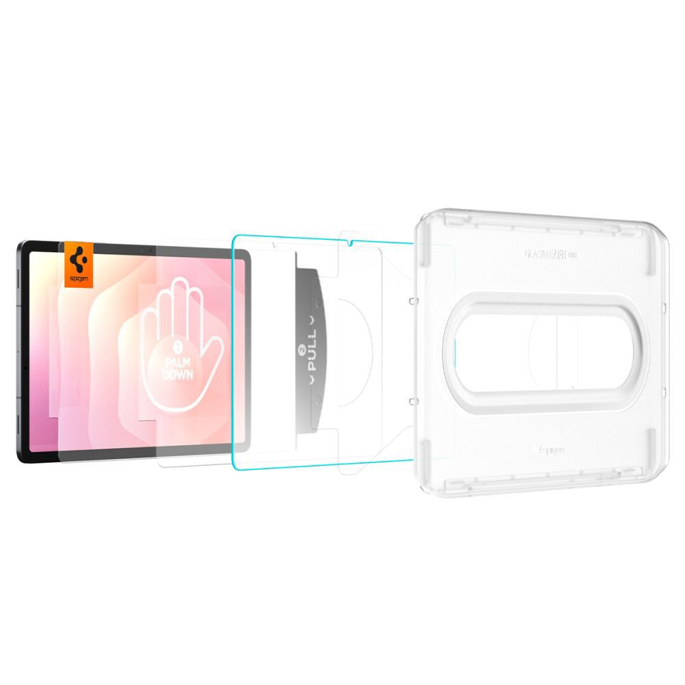 Film de protection d'écran Spigen GlastR EZ FIT Pro pour Samsung Galaxy Tab S11, Verre Trempé, Full Glue AGL10198