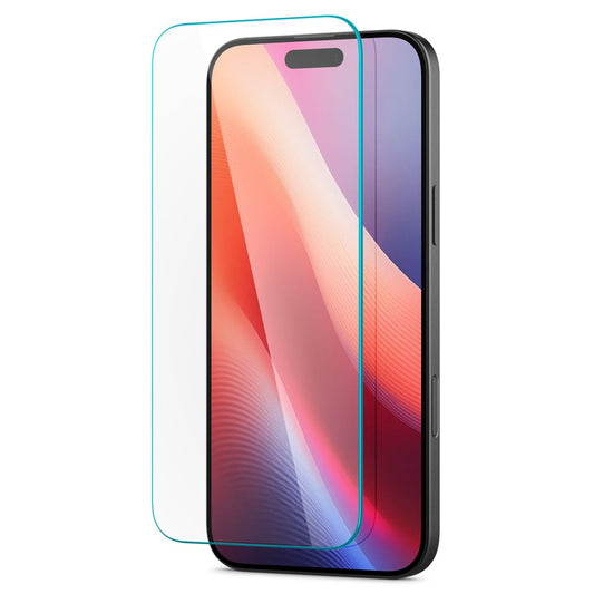 Film de protection écran Spigen GlastR Slim pour Apple iPhone 16 Pro Max, Verre Trempé, Full Glue