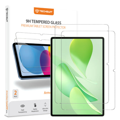 Film de protection d'écran Techsuit ArmorGlass CrystalHD pour Huawei MatePad 12 X (2025), Verre Trempé, Full Glue, Lot de 2 pièces.