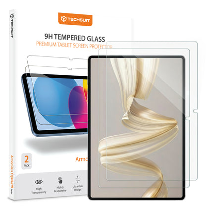 Film de protection d'écran Techsuit ArmorGlass CrystalHD pour Huawei MatePad Pro 12.2 (2025), Verre Trempé, Full Glue, Lot de 2 pièces