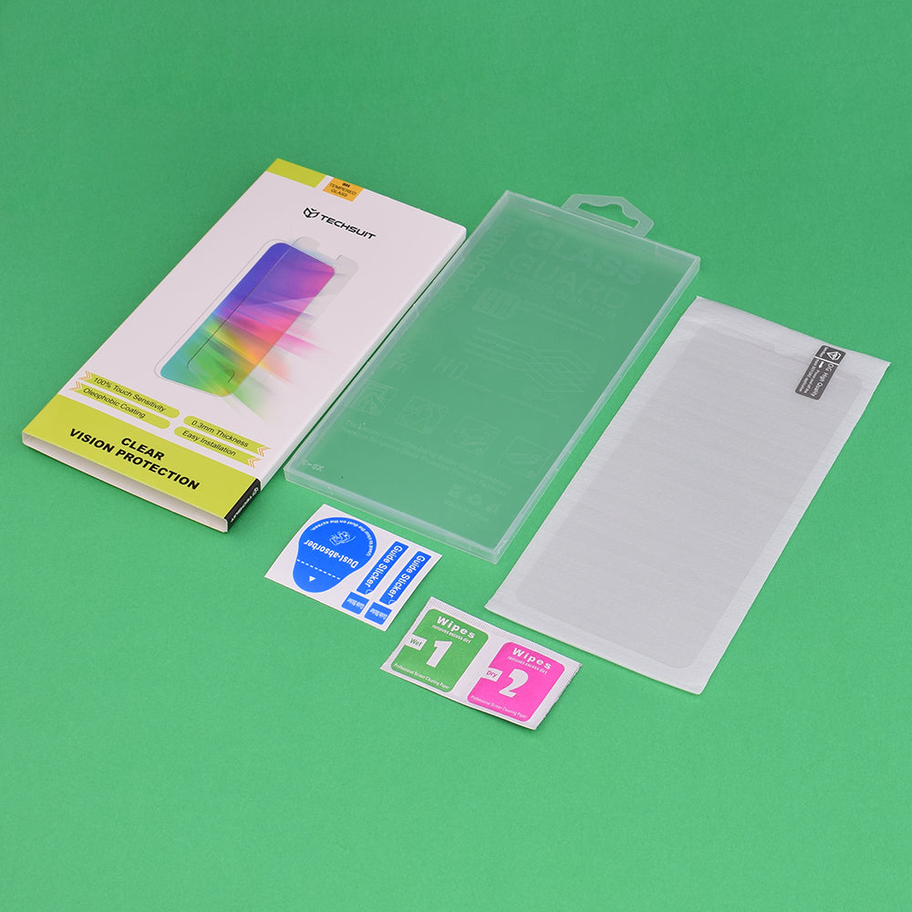 Techsuit Clear Vision Screen Protector for Xiaomi 15T Pro, Tempered Glass, Full Glue, Transparent