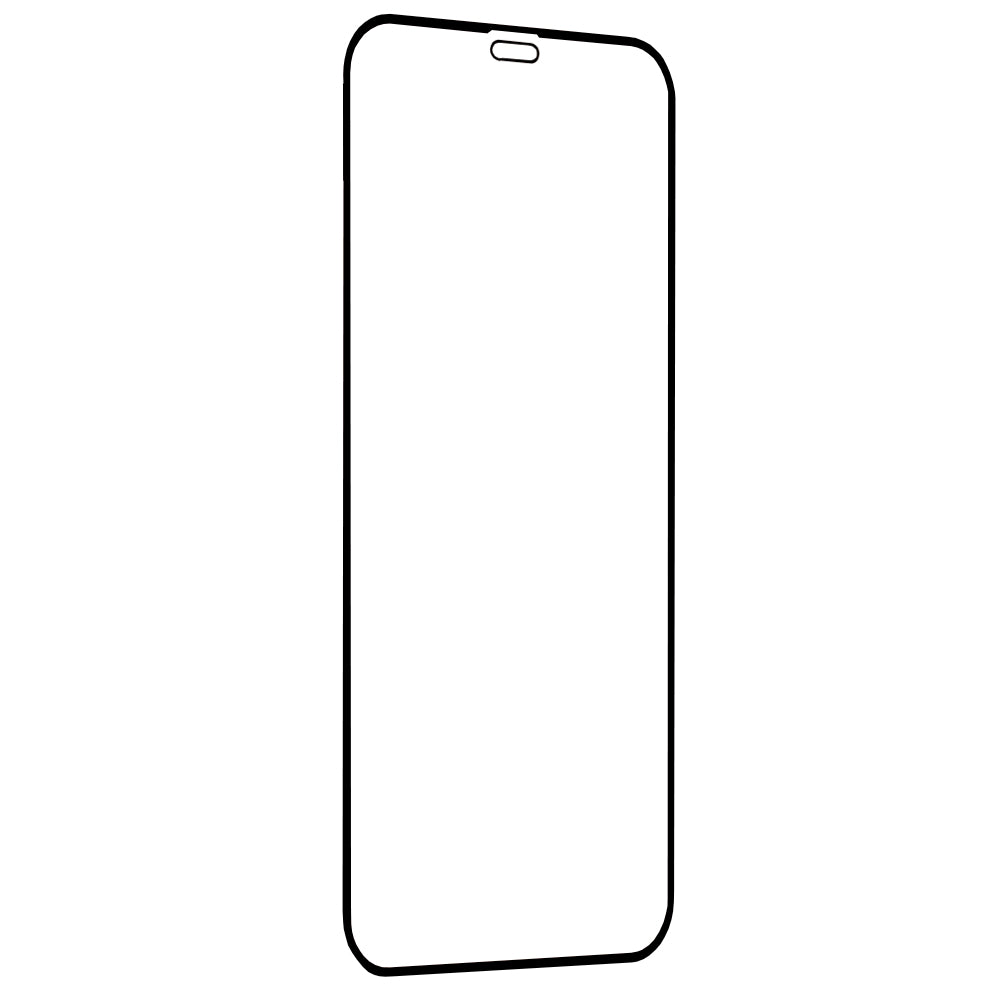Film de protection d'écran Techsuit pour Apple iPhone 12 / 12 Pro, Verre trempé, Full Glue, 111D, Noir