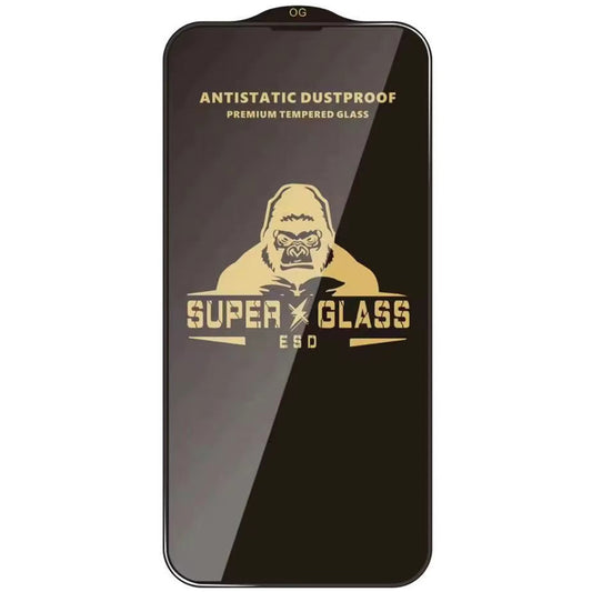 Film de protection d'écran Techsuit pour Apple iPhone 18 Pro, Verre trempé, Full Glue, Noir