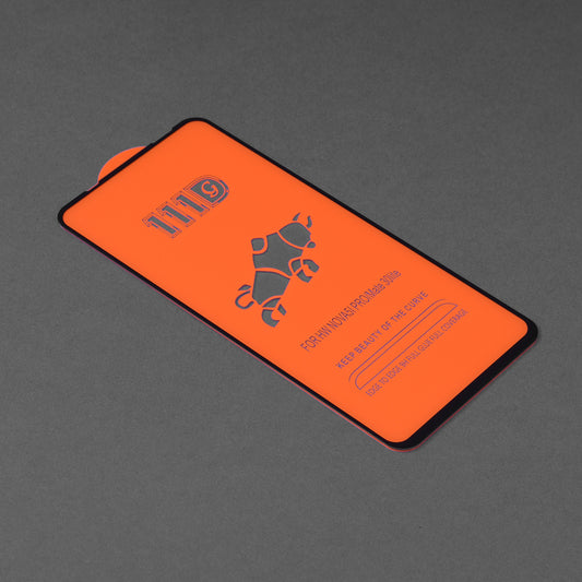 Film de protection d'écran Techsuit pour Huawei Mate 30 Lite / nova 5T / Honor 20 / 20 Pro, Verre trempé, Full Glue, 111D, Noir