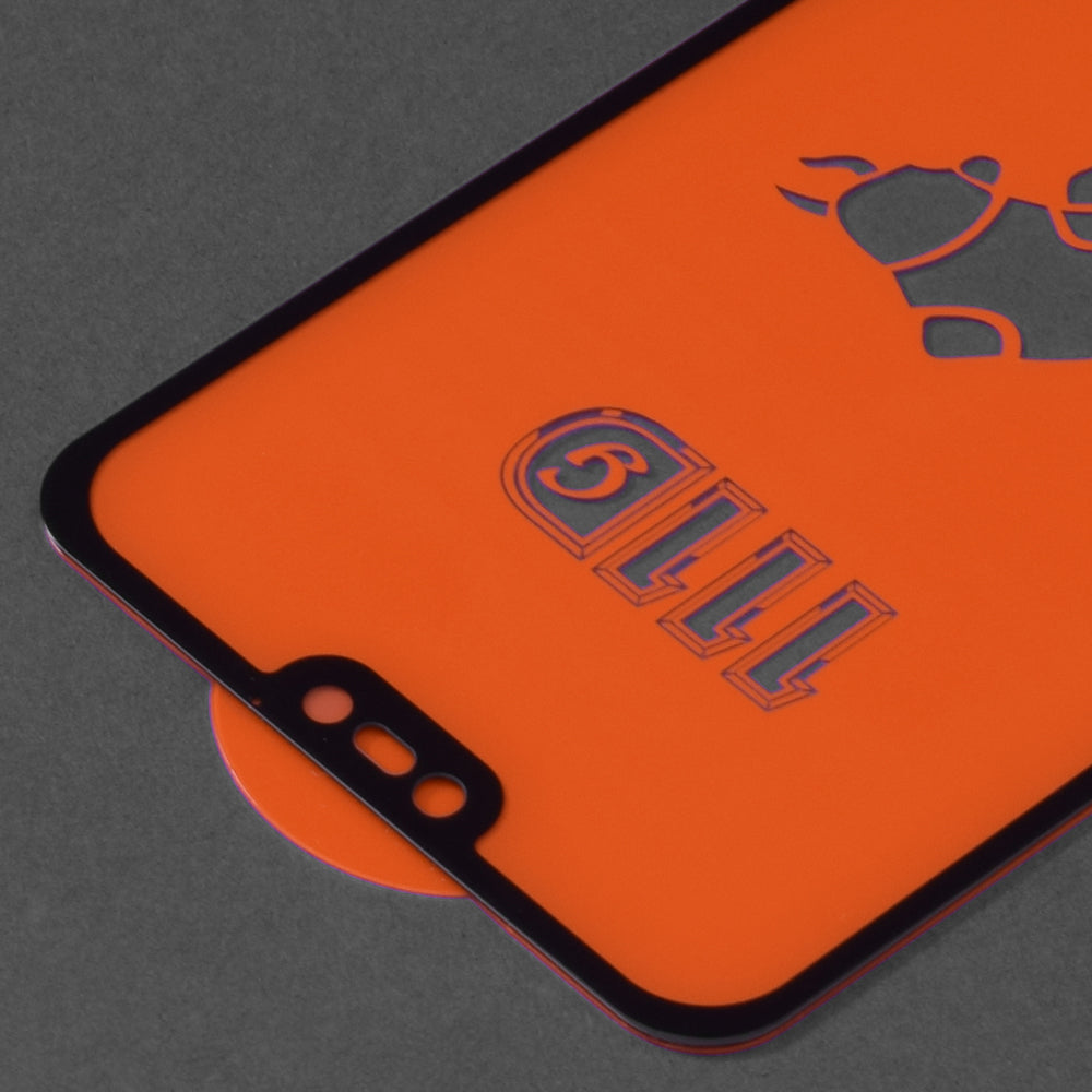 Film de protection d'écran Techsuit pour Huawei P20 Lite, Verre trempé, Full Glue, 111D, Noir