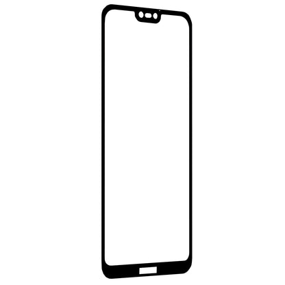 Film de protection d'écran Techsuit pour Huawei P20 Lite, Verre trempé, Full Glue, 111D, Noir