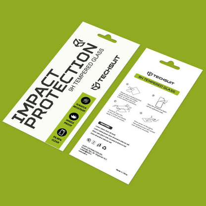 Film de protection d'écran Techsuit pour Motorola Edge 70, Verre Trempé, Full Glue, 111D, Noir