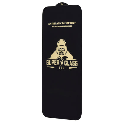 Film de protection d'écran Techsuit pour Motorola Moto G64 / G54 Power Edition / G14 / G54, Verre trempé, Collage intégral, Noir