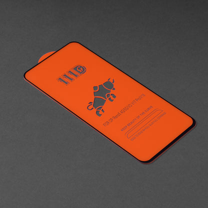 Film de protection d'écran Techsuit pour Oppo Reno6 5G, Verre trempé, Full Glue, 111D, Noir