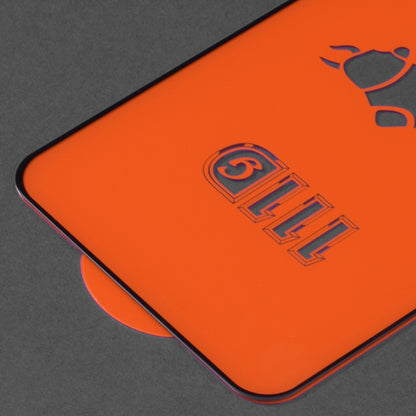 Film de protection d'écran Techsuit pour Oppo Reno6 5G, Verre trempé, Full Glue, 111D, Noir
