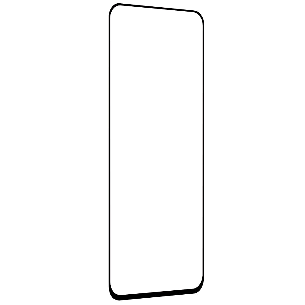 Film de protection d'écran Techsuit pour Oppo Reno6 5G, Verre trempé, Full Glue, 111D, Noir