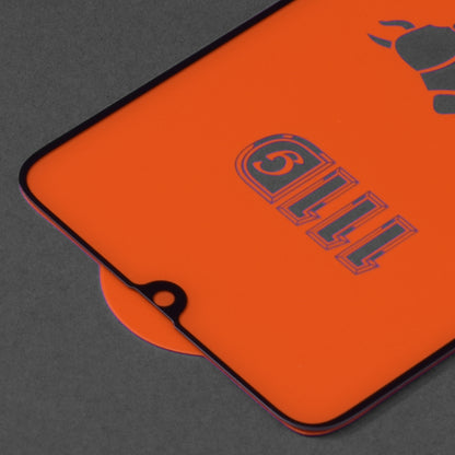 Film de protection d'écran Techsuit pour Samsung Galaxy A70s A707 / A90 5G A908 / A70 A705, Verre trempé, Full Glue, 111D, Noir