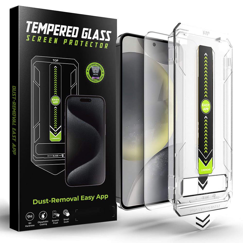 Film de protection d'écran Techsuit TitanGlass CrystalHD pour Samsung Galaxy S25 S931 / S24 S921, Verre trempé, Collage intégral