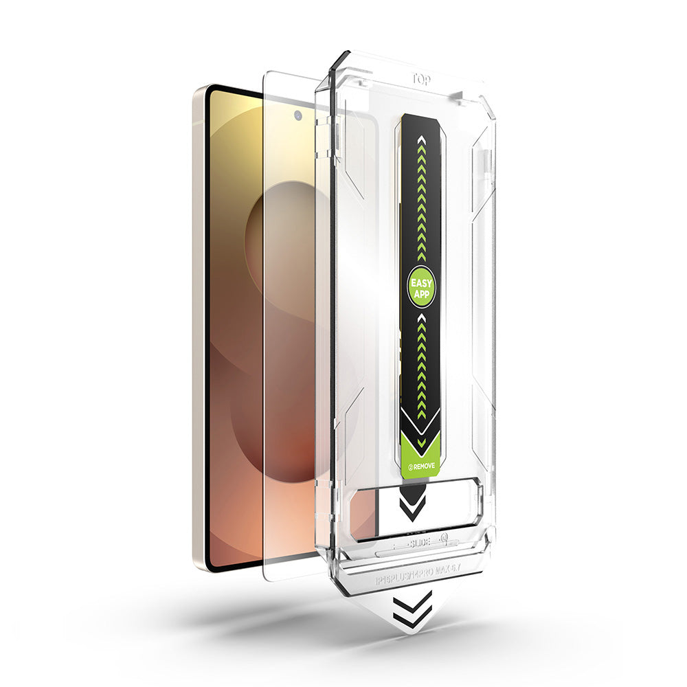 Film de protection d'écran Techsuit TitanGlass CrystalHD pour Samsung Galaxy S25 S931 / S24 S921, Verre trempé, Collage intégral