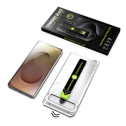 Film de protection d'écran Techsuit TitanGlass CrystalHD pour Samsung Galaxy S25 S931 / S24 S921, Verre trempé, Collage intégral