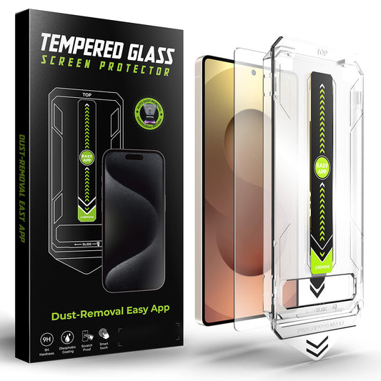 Film de protection d'écran Techsuit TitanGlass CrystalHD pour Samsung Galaxy S25 Ultra S938, Verre Trempé, Full Glue