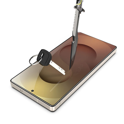 Film de protection d'écran Techsuit TitanGlass CrystalHD pour Samsung Galaxy S26 Plus, Verre Trempé, Full Glue, Lot de 2 pièces.