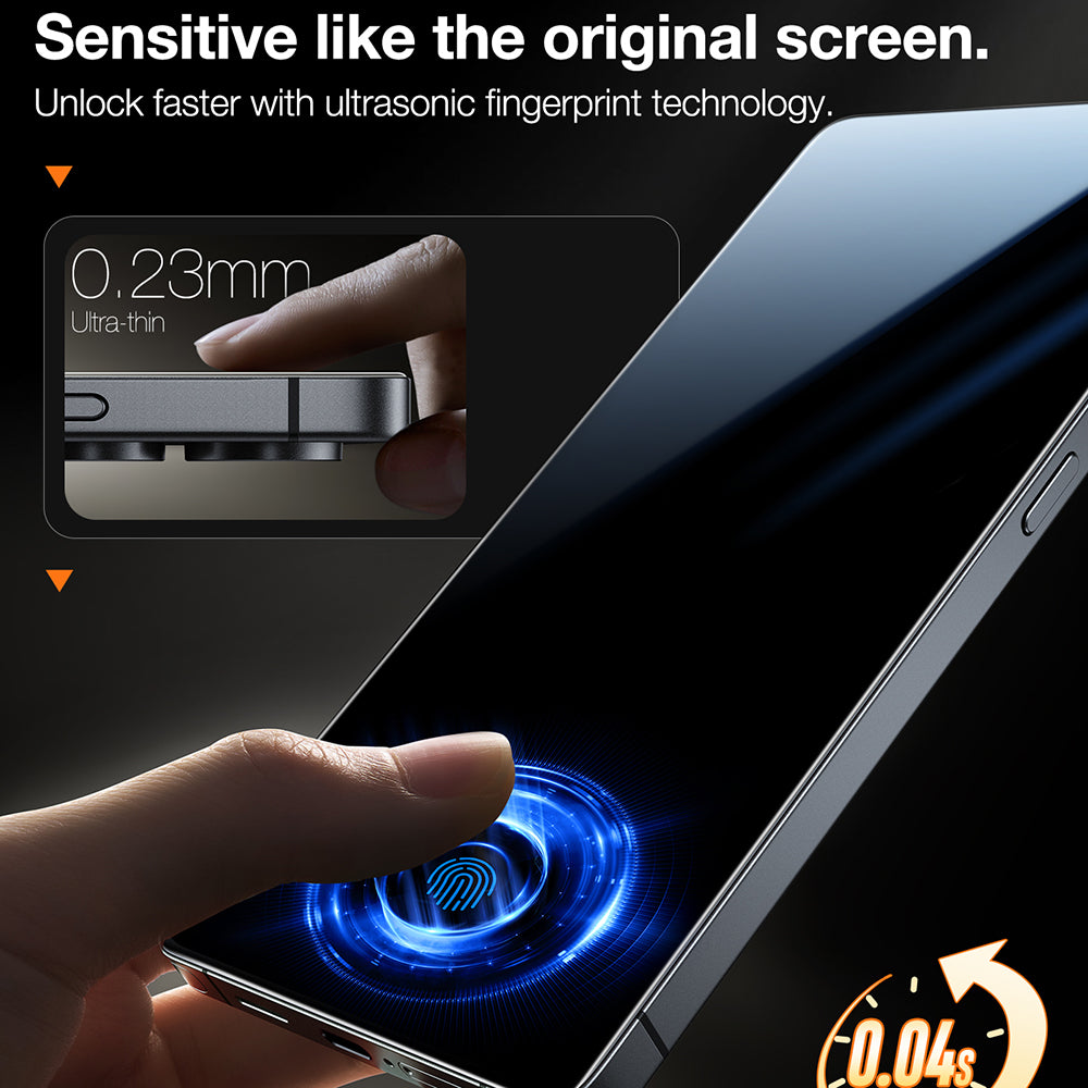 Film de protection d'écran Torras GlassGo Install Master pour Samsung Galaxy S25 Ultra S938, Verre Trempé, Collage Complet