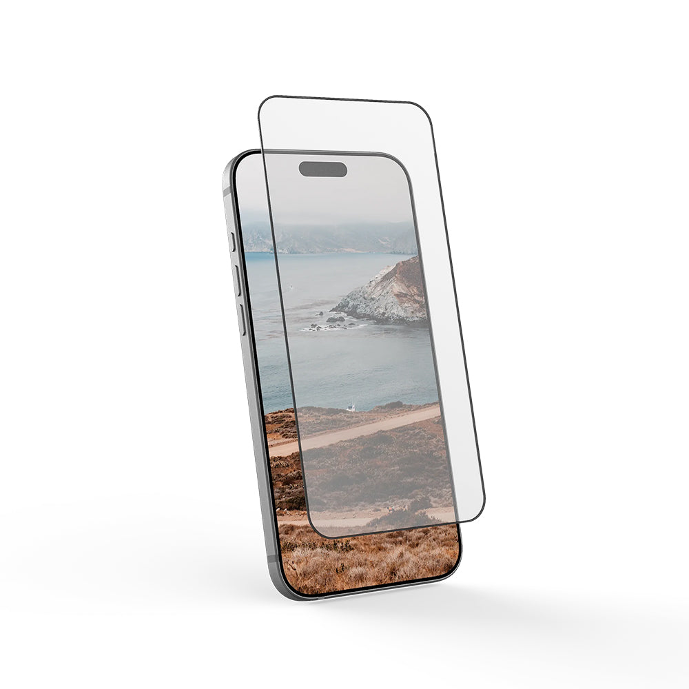 Film de protection écran Urban Armor Gear Shield pour Apple iPhone 17 Pro Max, Verre Trempé, Full Glue, Noir