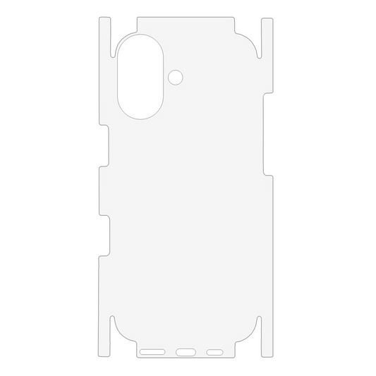 Film de protection arrière OEM pour Apple iPhone 17, Plastique