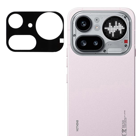 Film de protection pour caméra arrière Techsuit pour Nothing Phone (4a) Pro, Verre trempé, Noir