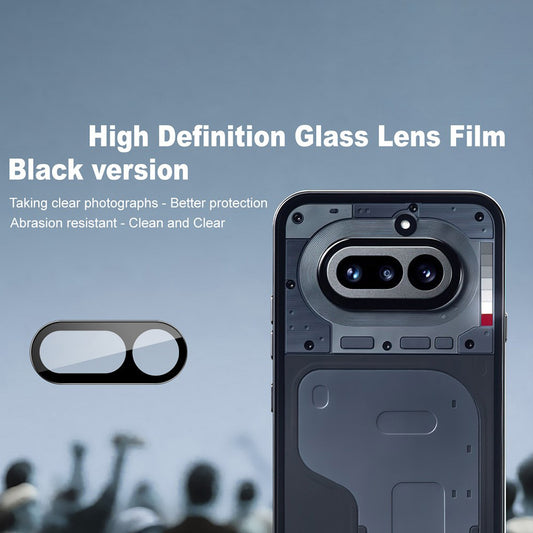Film de protection pour caméra arrière Techsuit pour Nothing Phone (4a), Verre trempé, Noir