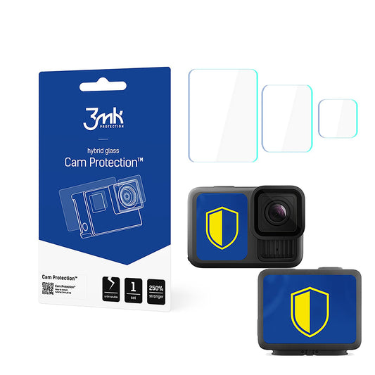 Film de Protection Écran et Lentille 3MK Cam Protection pour GoPro Hero 13, Verre Flexible