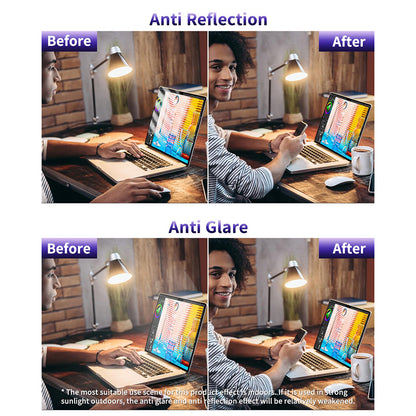 Film de Protection Écran Anti Lumière Bleue Techsuit VisionProX pour Ordinateur Portable 14 pouces, Plastique