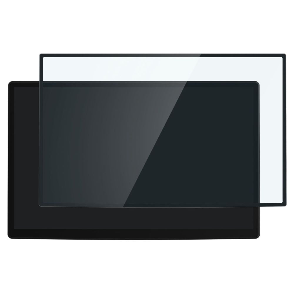 Film de protection Spigen GlastR EZ FIT pour Navigation Tesla X / S (2022 - 2021), Verre Trempé, Noir AGL04688