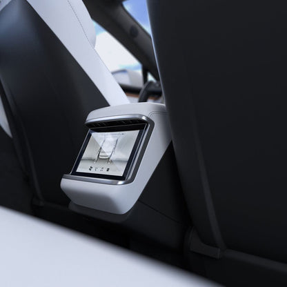 Film de protection Spigen GlastR Slim Anti-Reflet pour écran tactile réel Tesla X / S (2022 - 2021), Verre trempé, Noir