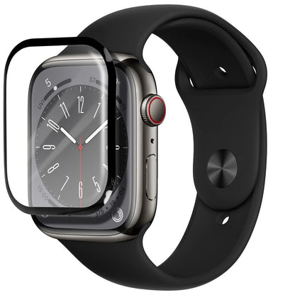 Bestsuit Housse de protection pour Apple Watch SE 44mm Series, verre flexible, noir 