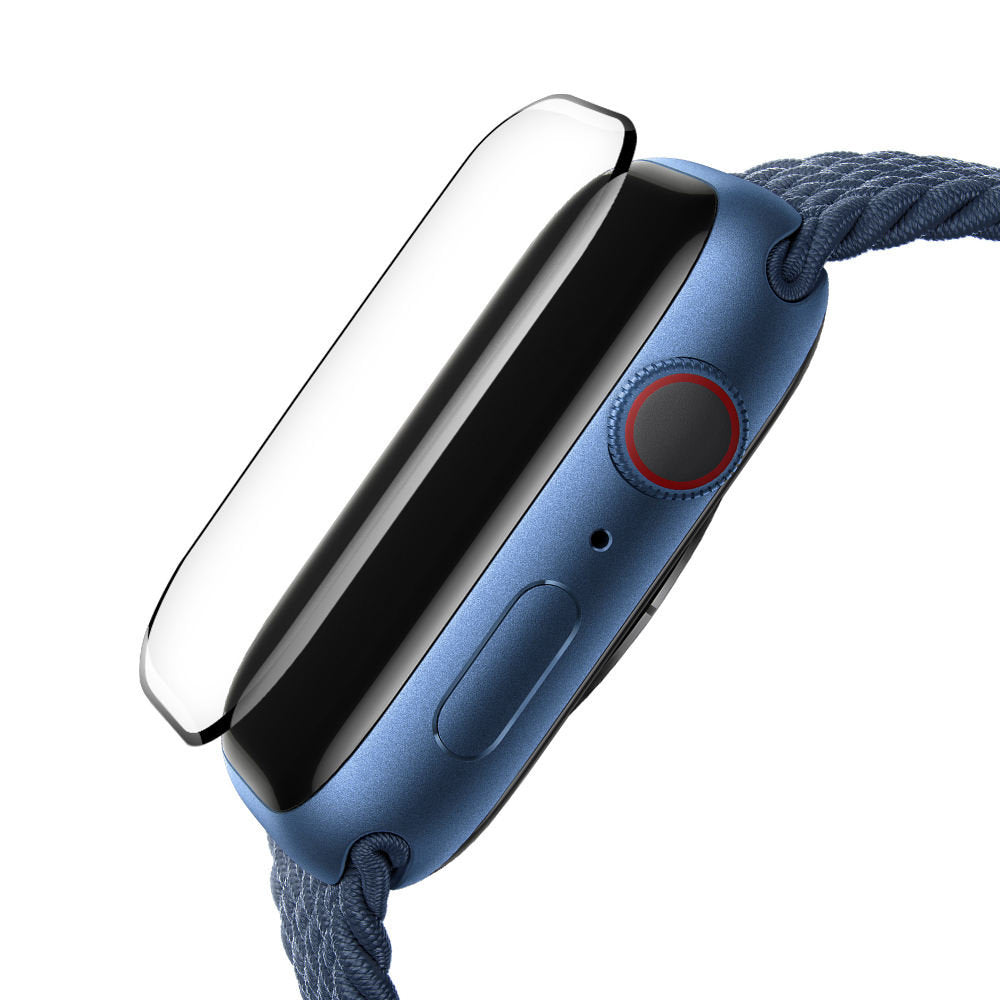Film de protection Blueo High Molecule pour Apple Watch 44mm Series, Verre trempé, Noir