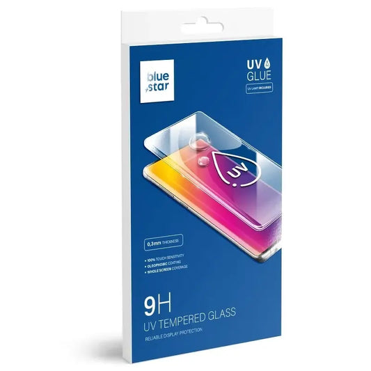 Film de protection d'écran Blue Star pour Samsung Galaxy S8 G950, Verre trempé, Colle UV