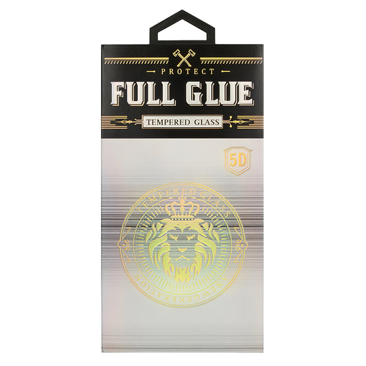 Film de protection d'écran OEM dur pour Samsung Galaxy A20e A202, verre trempé, adhésif complet, 5D, noir