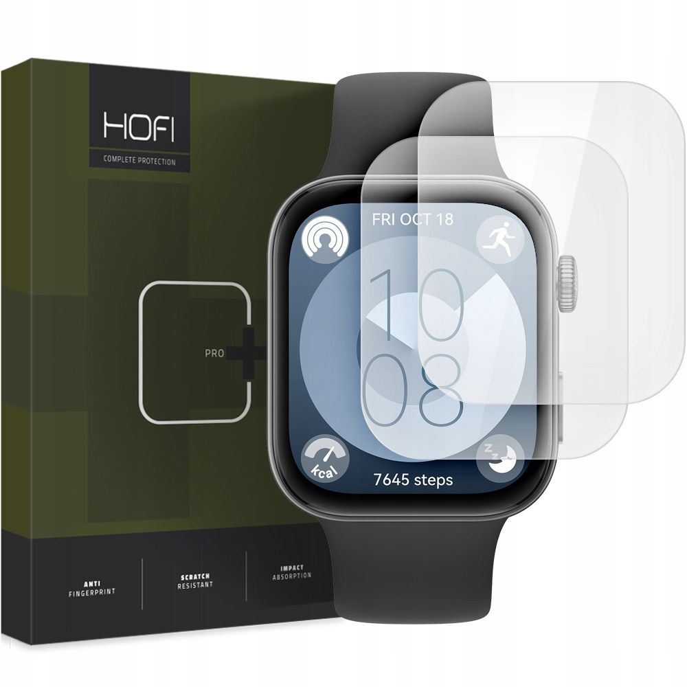 HOFI PRO+ Film protecteur pour Huawei Watch Fit 3, 2 pièces, plastique