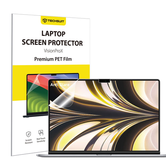 Film de Protection d'Écran Mat Anti Lumière Bleue Techsuit VisionProX pour Apple MacBook Air M3 13 pouces (2024), Plastique