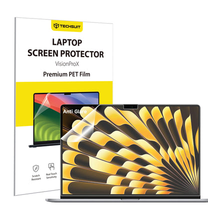 Film de Protection d'Écran Mat Anti Lumière Bleue Techsuit VisionProX pour Apple MacBook Air M3 15 pouces (2024) / Air M2 15 pouces (2023), Plastique