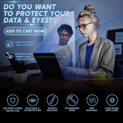 Film de Protection d'Écran Privacy Techsuit VisionProX Magnétique pour Apple MacBook Pro 14 pouces (2024), Plastique