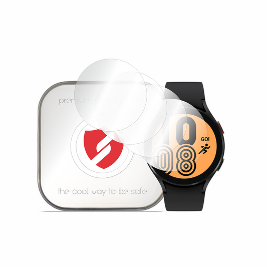 Film de protection Smart Protection Premium Classic pour Samsung Galaxy Watch4 44mm, lot de 4 pièces, plastique