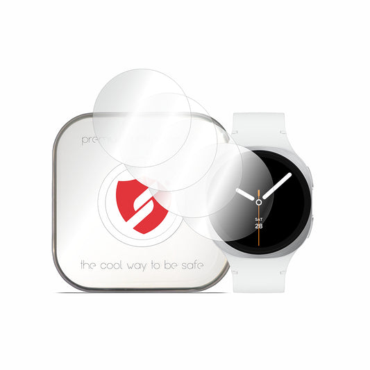 Film de protection Smart Protection Premium Classic pour Samsung Galaxy Watch8 40mm, lot de 4 pièces, plastique