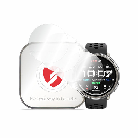 Film de protection Smart Protection Premium Classic pour Amazfit Active 2 (Round), lot de 4 pièces, plastique