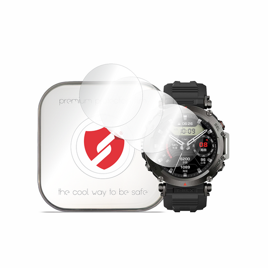 Film de protection Smart Protection Premium Classic pour Amazfit T-Rex Ultra, lot de 4 pièces, plastique