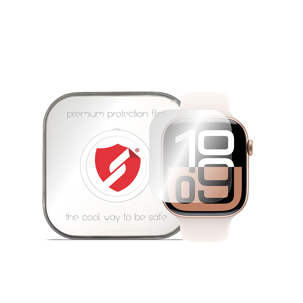 Smart Protection Premium Classic Screen Protector for Apple Watch Series 10 42mm, Set of 4 pieces, Plastic