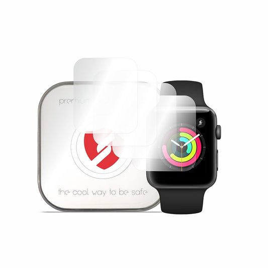 Film de protection Smart Protection Premium Classic pour Apple Watch 42mm Series, lot de 4 pièces, plastique
