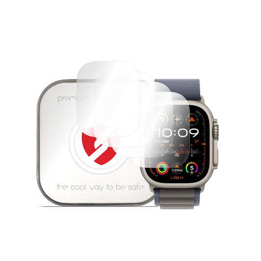 Film de protection Smart Protection Premium Classic pour Apple Watch Ultra Series, lot de 4 pièces, plastique