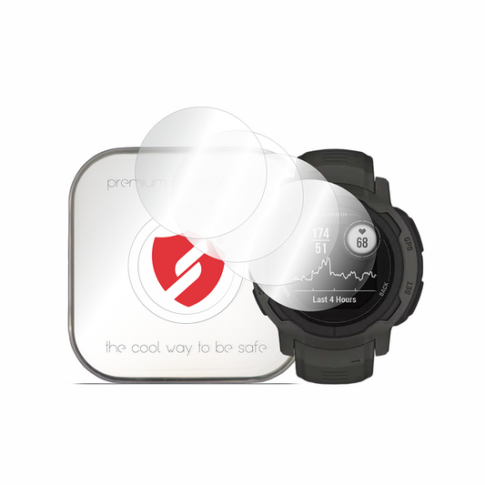 Film de protection Smart Protection Premium Classic pour Garmin Instinct 2, lot de 4 pièces, plastique