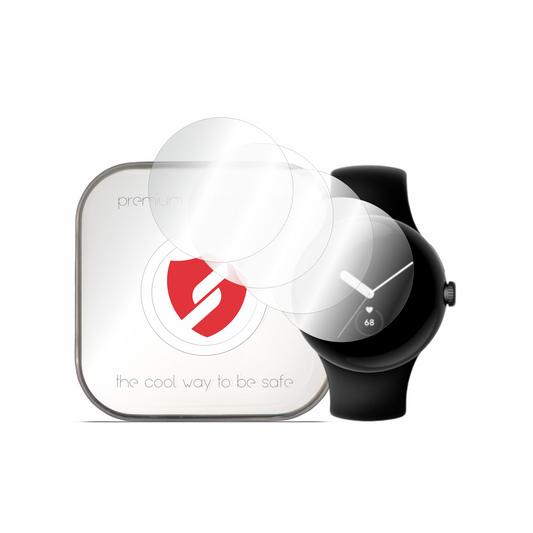 Film de Protection Smart Protection Premium Classic pour Google Pixel Watch 2 / Watch, Lot de 4 pièces, Plastique