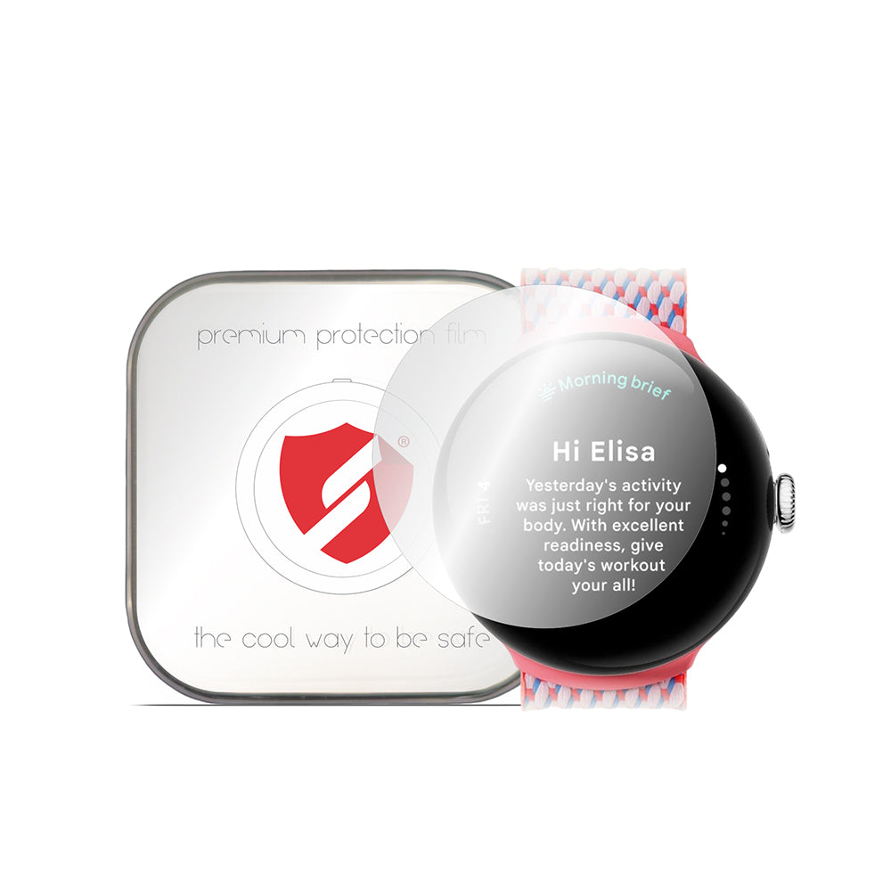 Film de protection Smart Protection Premium Classic pour Google Pixel Watch 4 41mm, Set de 4 pièces, Plastique
